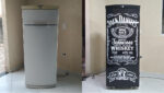 Adesivo de Geladeira Jack Daniel's - Antes e Depois