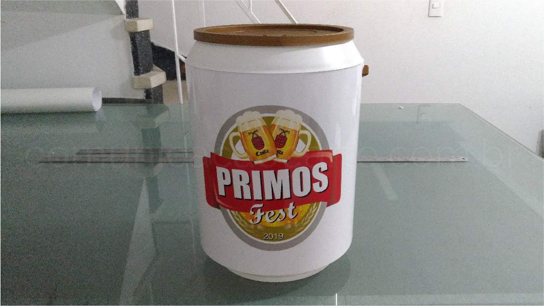 Adesivo Cooler de Cerveja - Logo Primos
