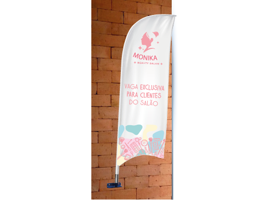 Wind Banner de Parede - Modelo Vela